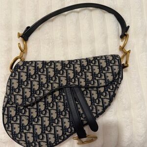 Dior Oblique Monogram Saddle Bag